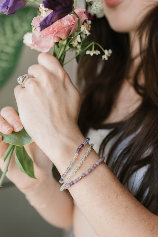 Rainbow Fluorite Bracelet Bundle