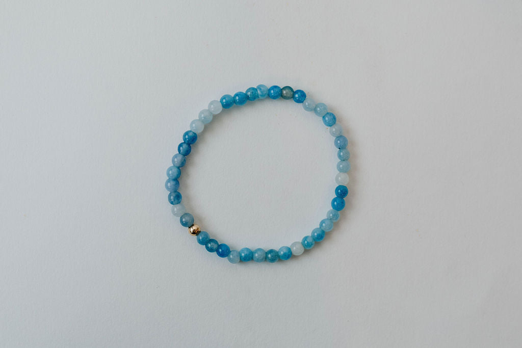 Blue Jade Bracelet