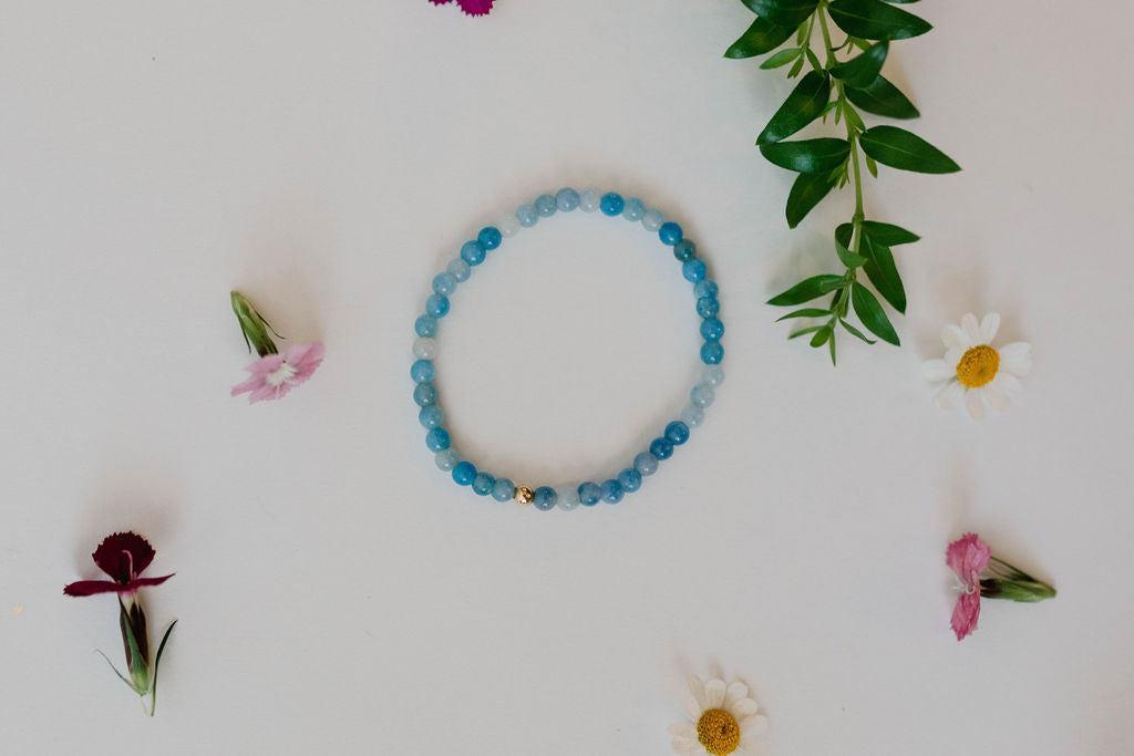 Blue Jade Bracelet