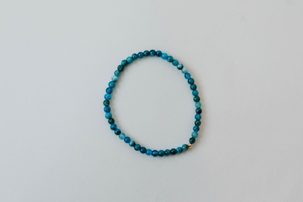 Blue Apatite Bracelet