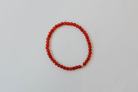 Orange Jade Bracelet